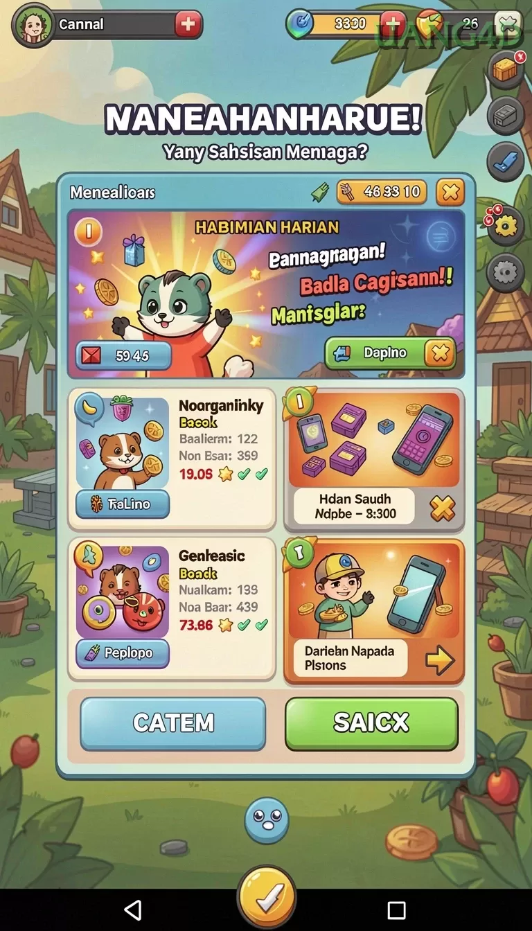 Screenshot Candy Jar Clusters